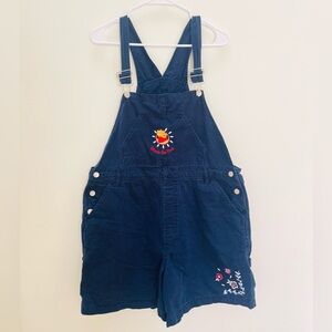 vintage winnie the pooh short overalls